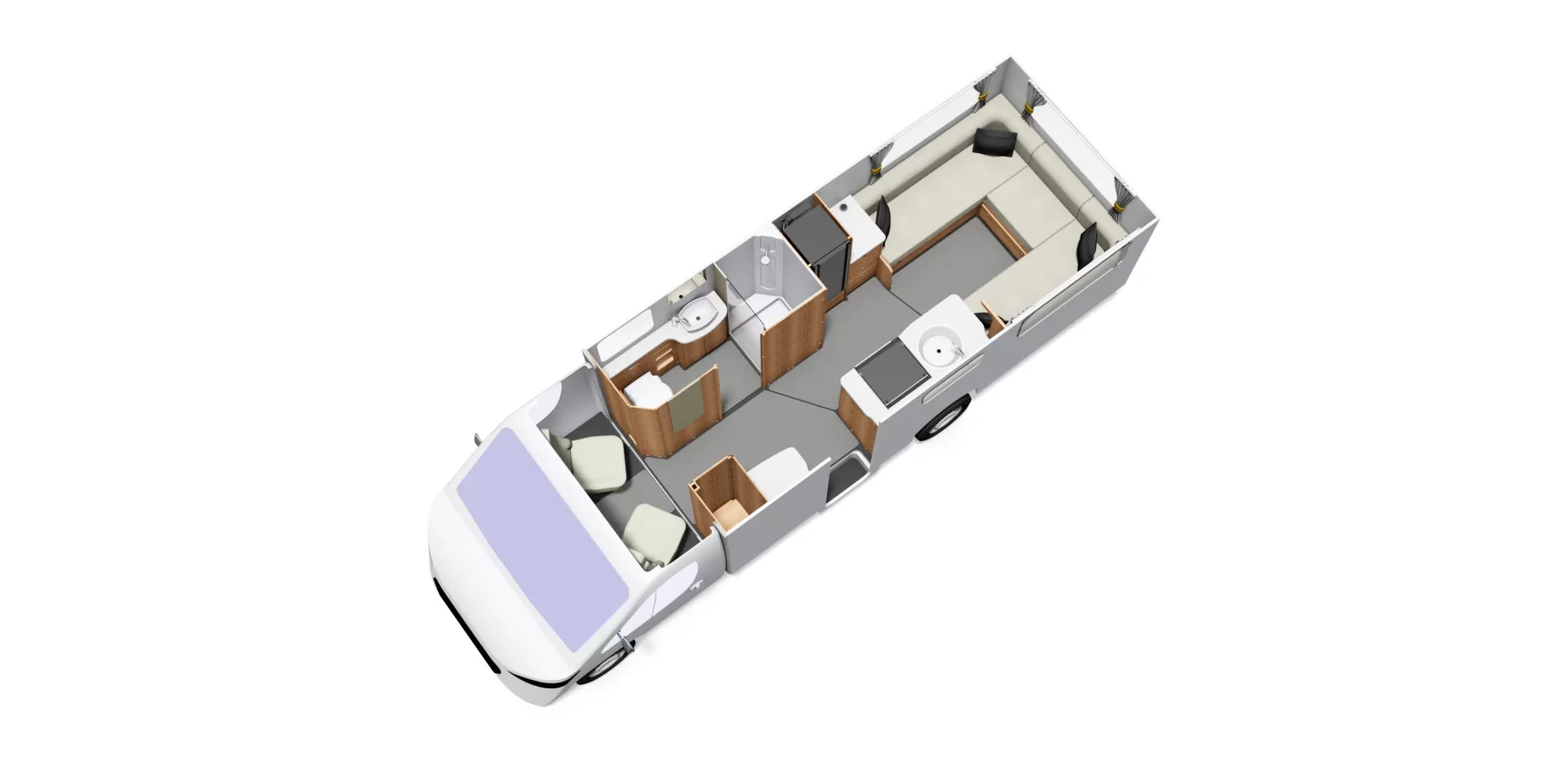 Avalon 295 - Rear Lounge Luxury