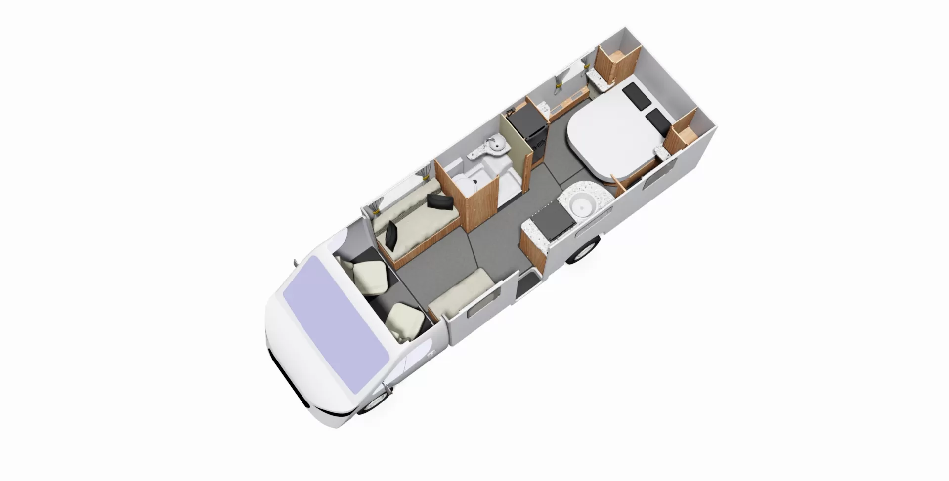 valon 250 - Island Bed Luxury